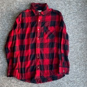 Classic Red and Black Flannel